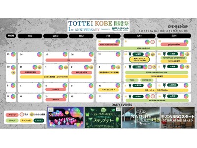 ドローンショー、食イベント、アート、DJナイトに、ふれあい動物園も！『TOTTEI KOBE開港祭 Su...