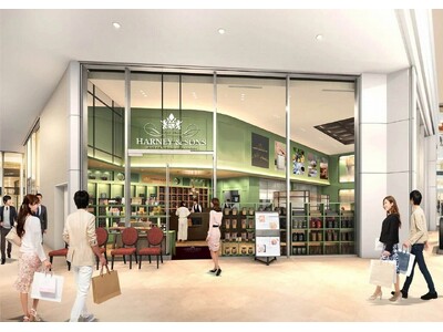 「HARNEY & SONS Tea Salon KITTE大阪店」が「観音山フルーツパーラー」とのコラボパフェを提供開始。