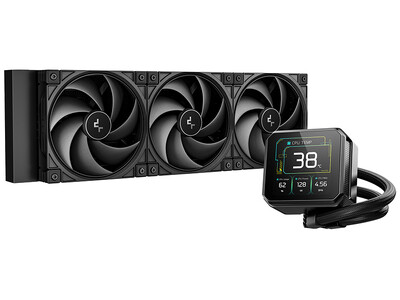 ポンプキャップに3.4インチのLCDパネルを搭載する水冷一体型CPUクーラー、DeepCool社製「SPARTACUS 360」を発表