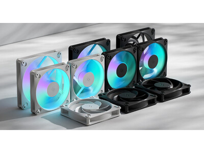 Fractal Design社製、アドレサブル Gen 2 RGB対応モデルを含む、モダンなフォルムと強力なエアフロー性能を備えたケースファン「Dynamic 3」シリーズを発表
