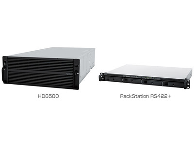 Synology社製ラックマウント型ストレージキット「HD6500」、「RackStation RS422+」を発表
