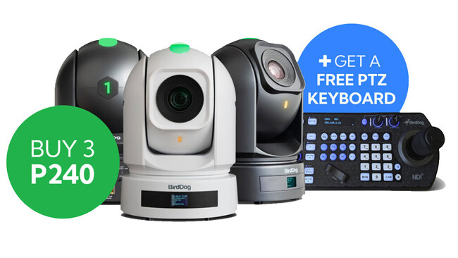 BirdDog ЁANDI(R) 5.5 ܂ލŐV IP rfI`KiɑΉ PTZ J BirdDog Eyes P240 𔭕\