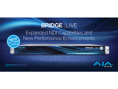 AJA 社、BRIDGE LIVE v1.13.2 を発表