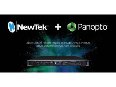 NewTek 社、Panopto 社と CaptureCast(TM) に関するテクニカルパートナーシップを締結