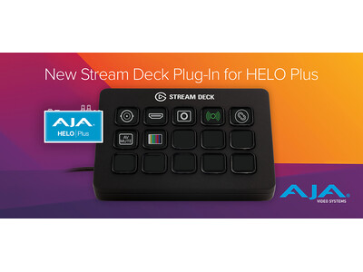 AJA 社、HELO Plus 向けの Stream Deck 無償プラグインを発表