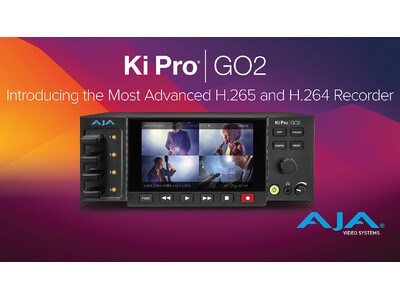 AJA 社、新しいマルチチャンネル HEVC/AVC レコーダー「Ki Pro GO2」を InfoComm 2024 で発表