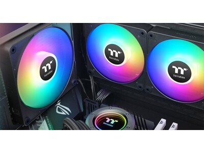 Thermaltake社製、リバースファンブレードを搭載したARGBファン「CT EX Reverse ARGB Sync」シリーズと「CT Reverse ARGB Sync」シリーズを発表