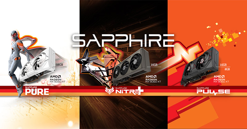 AMD RADEON(TM) RX 9060 XT グラフィックスを搭載するSAPPHIRE社製グラフィックボード4製品を発表