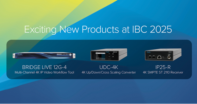 AJA�ЁAIBC 2025�Ŏ�����̉f����������ɐV���i�𔭕\