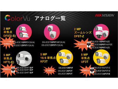 暗闇でも多彩な世界へ、Hikvision ColorVu防犯カメラ