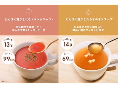 【Cycle.me】先行販売で好評を博した「たんぱく質がとれるスープ」、3月25日より公式オンラインショップで一般販売スタート