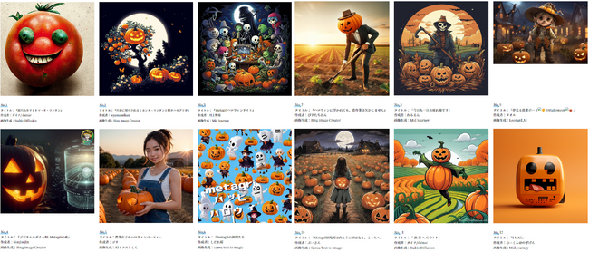 【AIが魅せるハロウィン】「ハロウィン」をテーマにした生成AIアートコンテストの結果発表！ 最優秀賞受賞者にはオリジナル商品が贈呈されました！