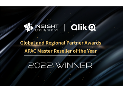 インサイトテクノロジーがQlikデータ統合プラットフォームの販売における卓越した業績で「Global and Regional Partner Awards」を受賞