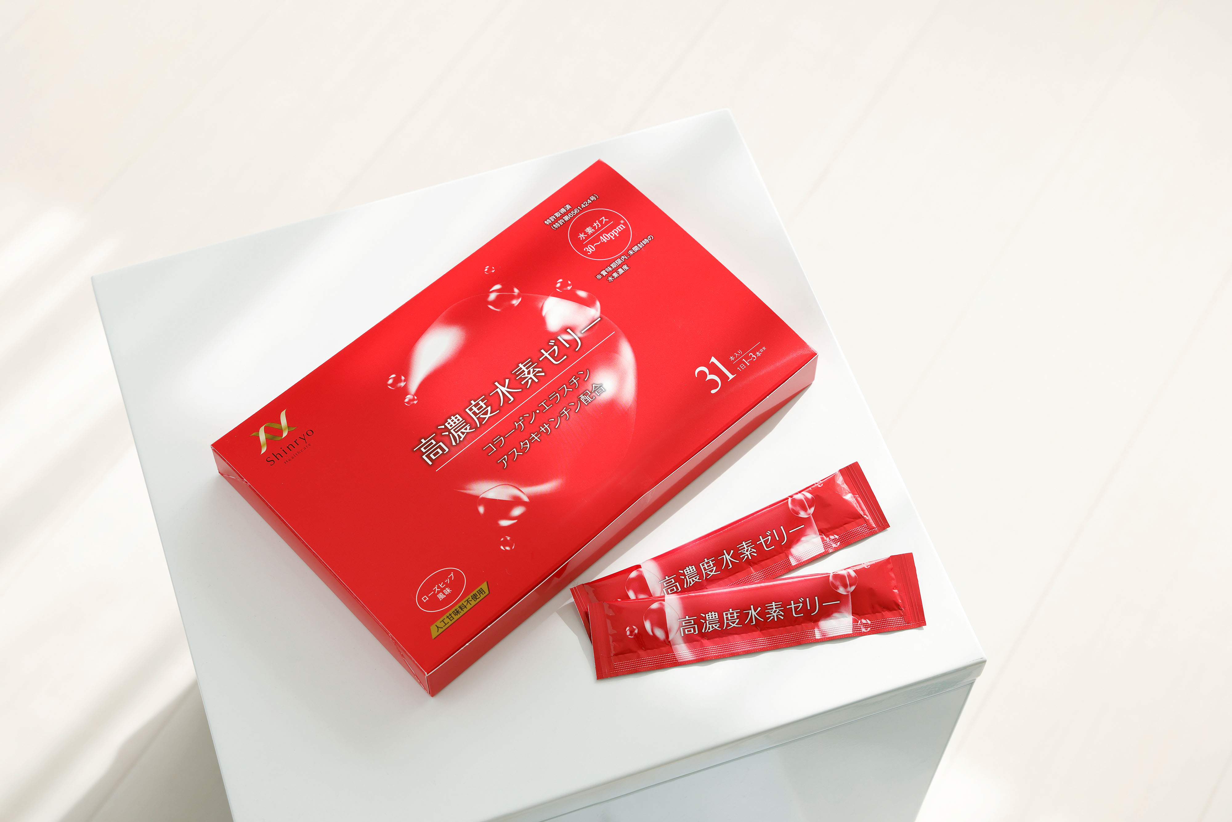 甘味料を天然由来に！「高濃度水素ゼリー」の美容タイプがリニューアル発売！