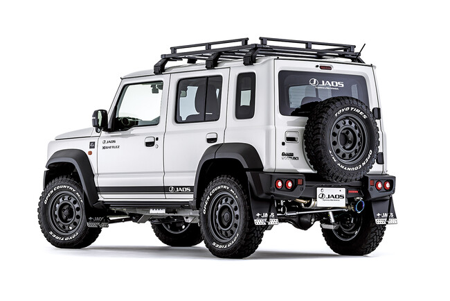 リヤパーキングセンサー付き車に対応した ジムニー ノマド JC74系用 「JAOS リヤスポーツカウル」を新発売