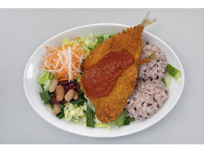 【品川区×キユーピー 第12弾】「食と野菜ソムリエの日」に合わせて「アジフライのしながわボウル」提供