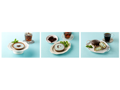 プレシア×赤城乳業 チョコミント好きに捧げる「スッキリ爽快なミントとチョコの風味が楽しめるスイーツ」を7...
