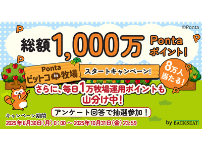 暗号資産の値動きに連動するポイント運用サービス「Pontaビットコin牧場」リリースのお知らせ