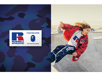 A BATHING APE(R) × RUSSELL ATHLETIC(R)