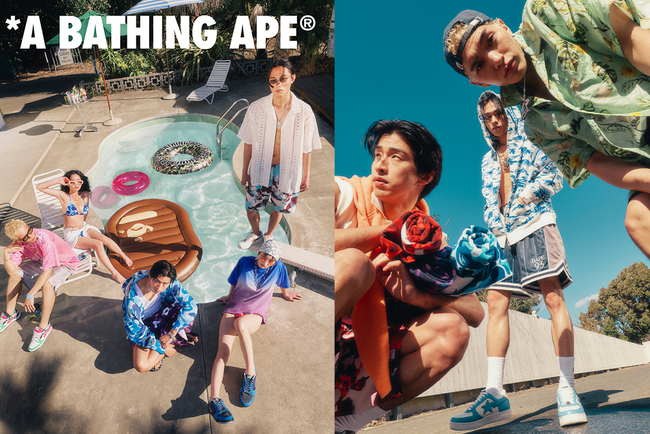 レイブカルチャーにインスパイアされたBAPE(R)のサマーコレクションが登場。