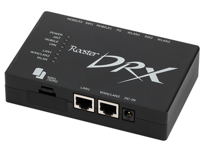 無線LANと冗長化機能を搭載したデュアルSIM対応ハイスピードモデル「Rooster DRX5010」を発売