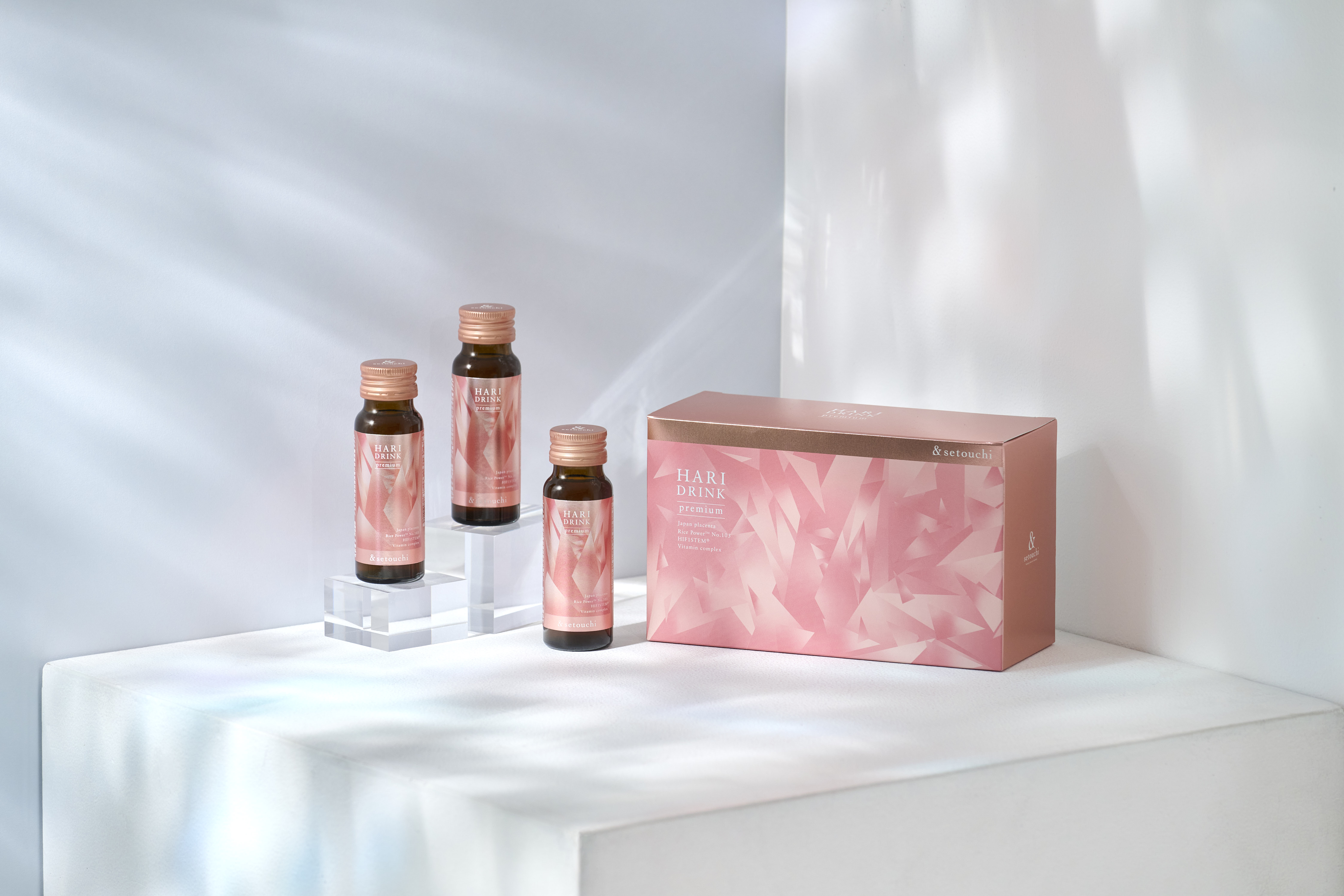 森田薬品工業、勇心酒造と共同開発した美容ドリンク『HARI DRINK premium』を、新ブランド「＆setouchi」より7月25日発売