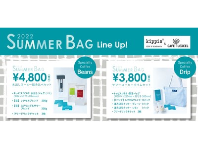 北欧デザインの人気ブランドkippis(R)とカフェ レクセルの夏の福袋を限定発売！「2022 SUMMER BAG」7月28日(木)より販売開始