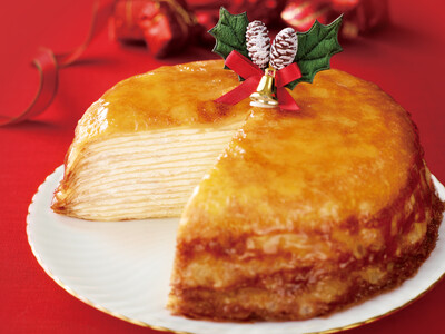クリスマスに特別なケーキを…「クリスマスミルクレープ」と「クリスマスモンブラン」　ドトールコーヒーショップで11月1日よりご予約開始