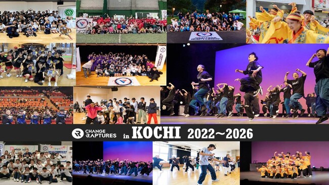 高知県と連携協定を結ぶプロダンスチーム『CHANGE RAPTURES』、8月開催の高知「第73回よさこい祭り」への初出場が決定
