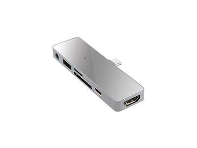 iPadやiPhoneに挿し込むだけで機能拡張できる、USB Type CTM 6in1