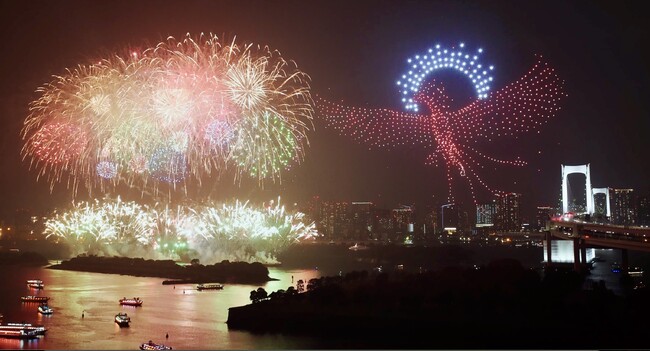 花火とドローンのスペクタクルショーがお台場に再上陸！未来型花火エンターテインメント「STAR ISLAND 2025」で1,800機のドローンが描く“異世界への旅”