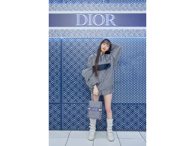 【DIOR】Cocomiと訪れる「ディオール ブルー ドット」の世界