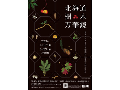 北海道博物館第22回企画テーマ展「北海道樹木万華鏡　―スキャンアートと標本で見る木々のかたち―」：202...