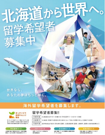 「ほっかいどう未来チャレンジ基金」第８期生の募集開始について