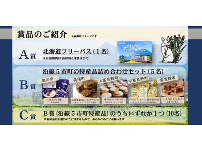 「富良野・美瑛ノロッコ号に乗って当てよう！プレゼントキャンペーン」の開催について