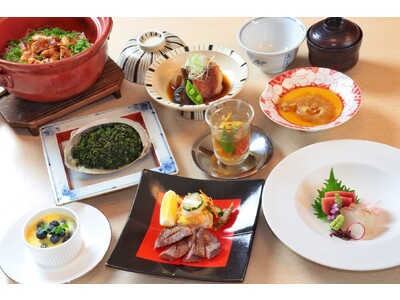 日本料理「華の縁」の宮城をまるごと味わう懐石料理料理長が厳選した「宮城の絶品食材」だけを使用５・６月の期間限定！