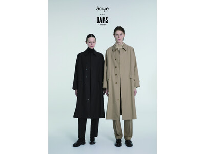 「DAKS（ダックス）×Scye（サイ）」 初のコラボレーション