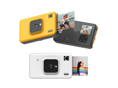 Bluetoothで簡単接続できる、高画質プリントのスマートフォン用インスタントプリンター「KODAK インスタントカメラプリンター Mini Shot Combo 2」
