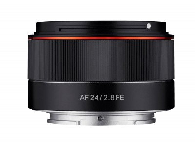 軽くても、小さくても、圧倒的な性能。AF35mmF2.8 FEに続く、小型・軽量・高性能AFレンズ「SAMYANG AF 24mm F2.8 FE」