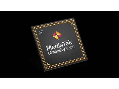 MediaTek、プレミアム5Gスマートフォン向け5Gチップシリーズ「Dimensity 8000」を発表