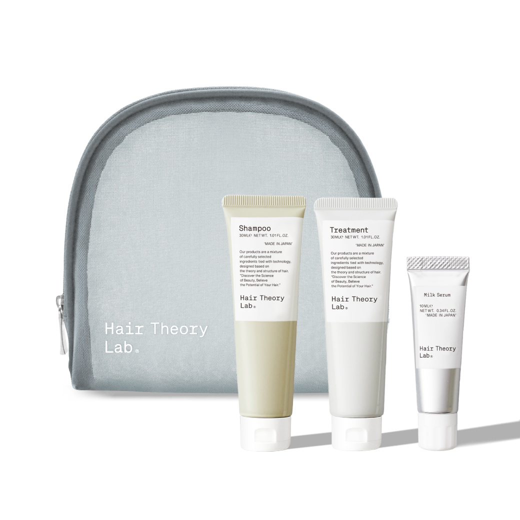 毛髪科学に基づくヘアケアブランド【Hair Theory Lab(R)】から、ベストコスメ累計21冠(*1)を受賞したヘアケアアイテムのトライアルセットが登場。