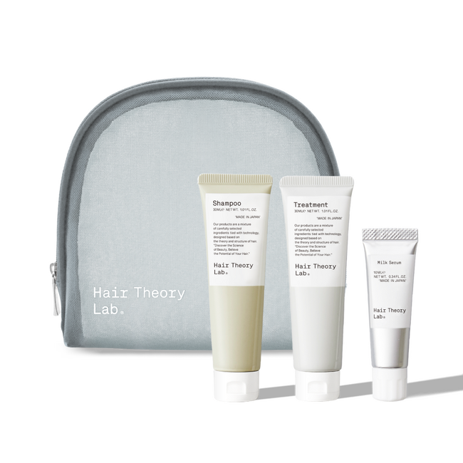 毛髪科学に基づくヘアケアブランド【Hair Theory Lab(R)】から、ベストコスメ累計21冠(*1)を受賞したヘアケアアイテムのトライアルセットが登場。