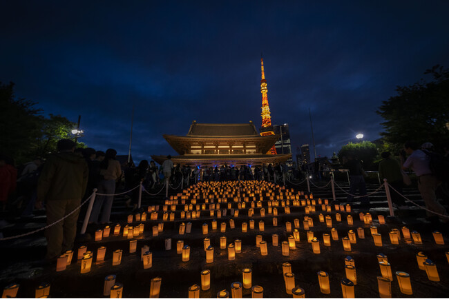 小林環境副大臣、LiLiCoさんらのカウントダウンで東京タワーが消灯！ 「100万人のキャンドルナイト＠増上寺2025」（主催：大地を守る会）開催（6/20）