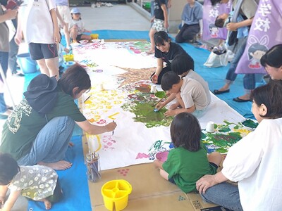 巨大アートを作ろう!in大東高校を開催しました!