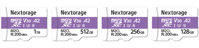 microSDXCメモリーカード「NX-M2CLシリーズ」発売のお知らせ
