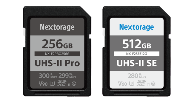 SDXC UHS-II[J[hNX-F2PROV[Y/NX-F2SEV[Ŷm点