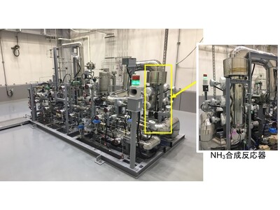 再生可能エネルギーを使ったグリーンアンモニアの製造試験に成功