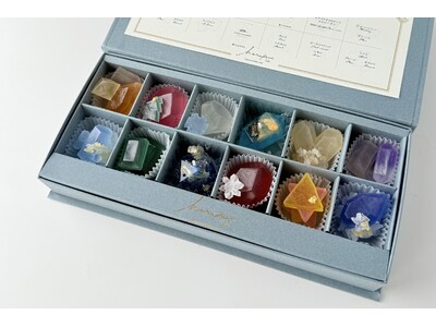 クリスマス前のお届けはお早めに！”まるで宝石”きらめく琥珀糖の限定ボックスを好評販売中