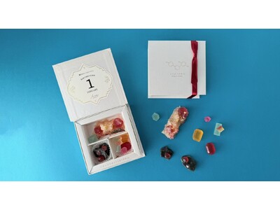 お年賀に最適！新年を彩る赤い宝石の琥珀糖”1月の誕生石ガーネット”12月19日より発売開始