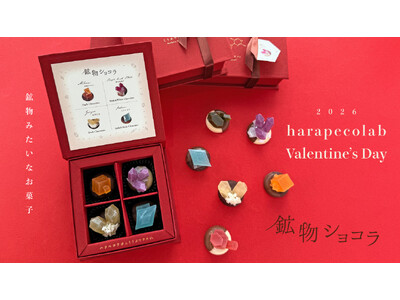 チョコレート×琥珀糖、まるで鉱物のようなチョコレート！ 「鉱物ショコラ」を1月16日から期間限定で販売開始